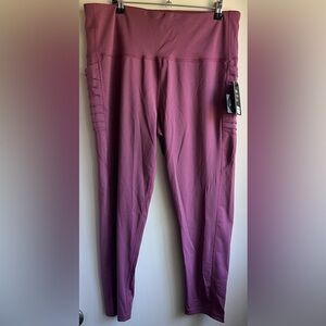 NWT BSP Purple High-Waisted 7/8 Leggings